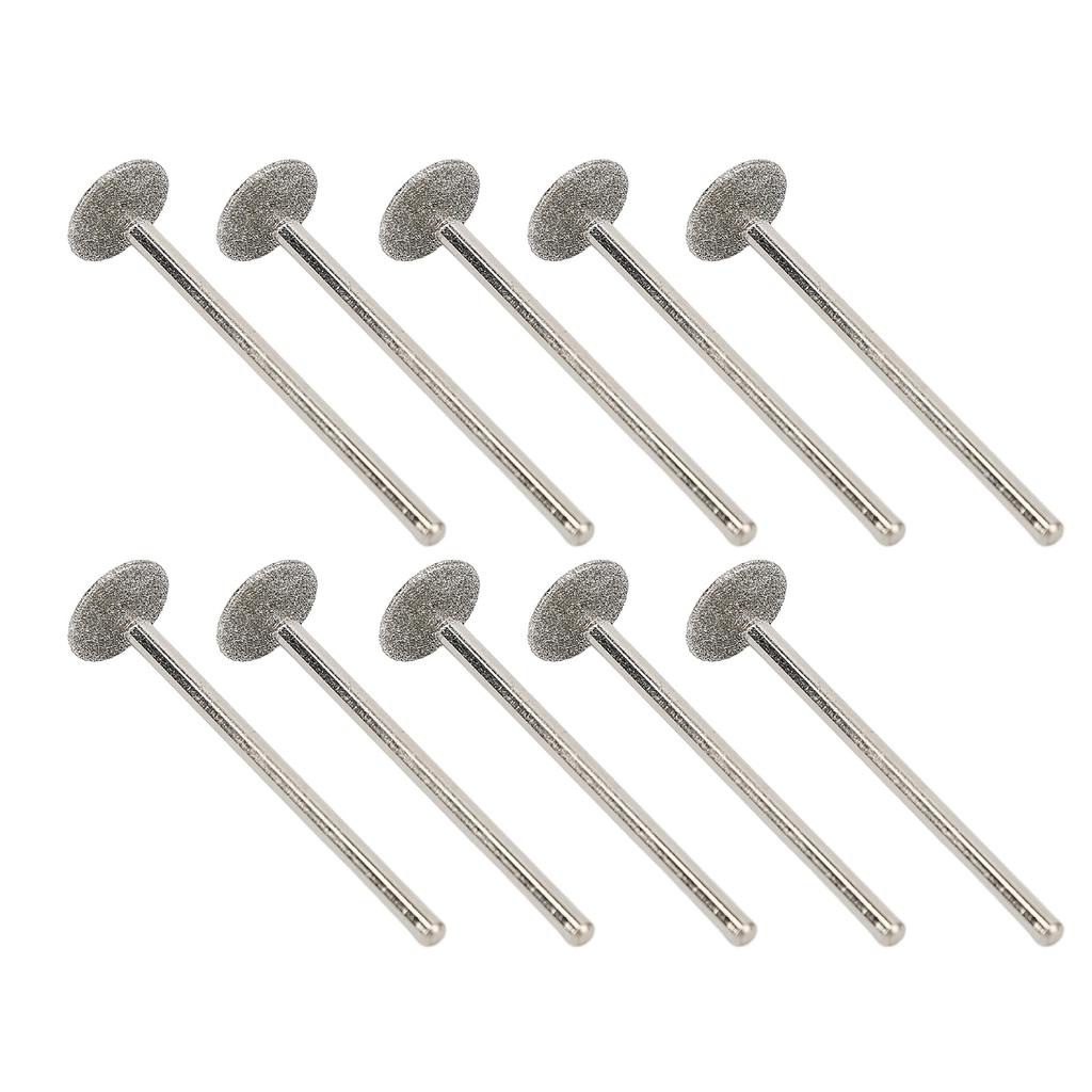 10 Stück Nagel Schleifbits Rotierende Maniküre Polierkopf Set Austauschbare Nagelbohrer
