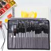 24pcs/set DIY Art Paint Brush Set Wooden Handle Oil Painting Brushes  Watercolor Painting