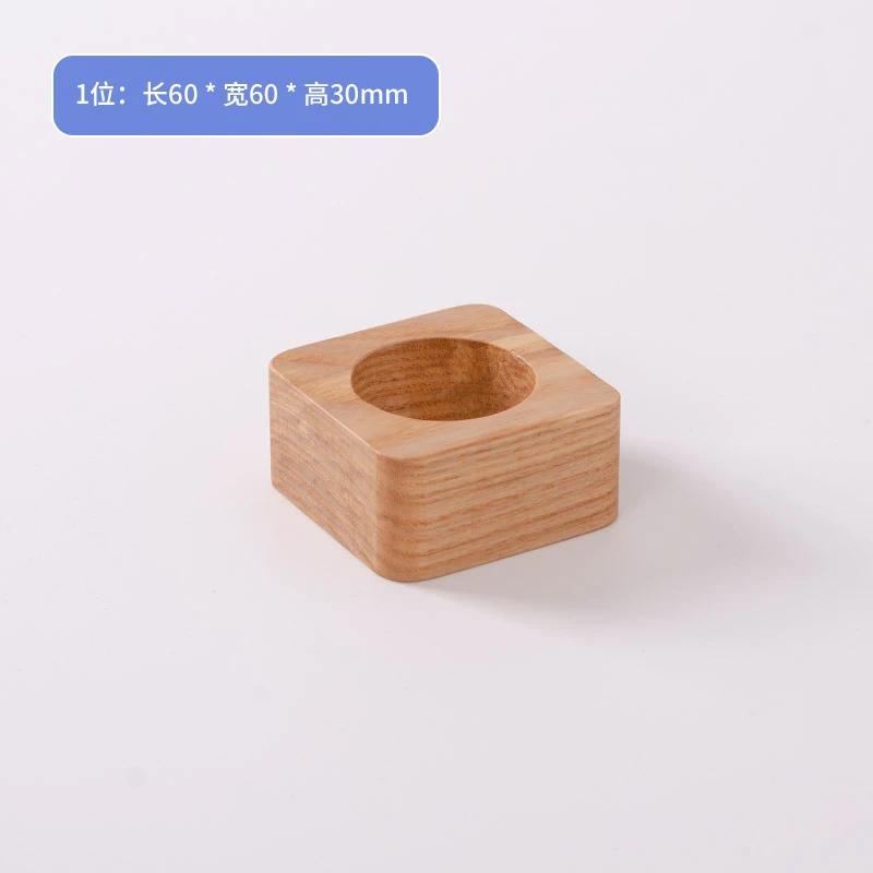 Solid Wood Egg Tray Egg Storage Box Display Rack Storage Tray Kitchen Organizer Dessert Plate Snack Bowl Dim Sum Dish Egg Rack