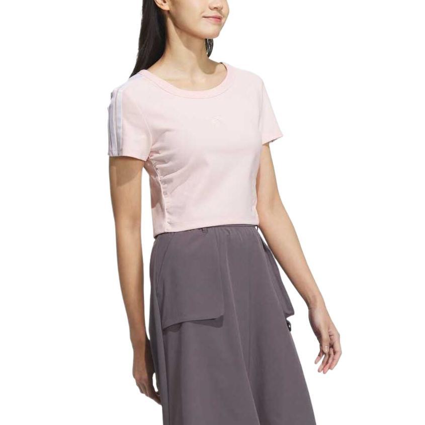 (WMNS) adidas Dance T-Shirt Asia Sizing 'Pink' Women's JY7650