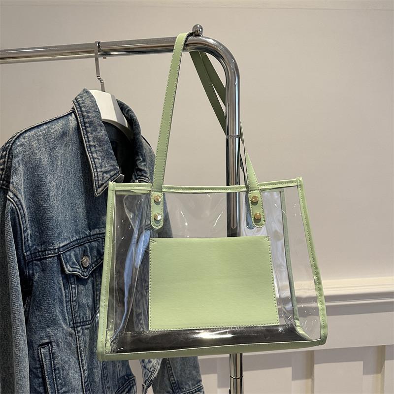 Stylish Trendy Women's Tote Bag 2024 New Fashion Simple Shoulder Bag Medium Size