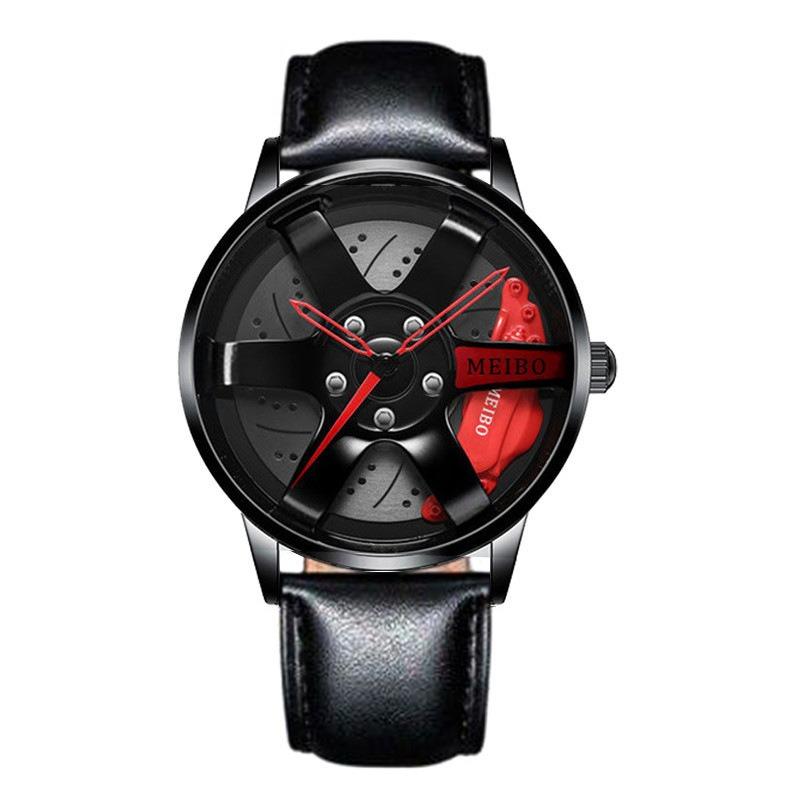 Official automatic movement watch men's vacuum plating wheel style non-mechanical watch new one