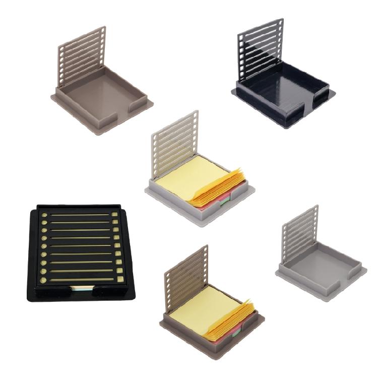 Sticky Pad Dispenser Memo Pad Organizer Sticky Note Holder Notepads Dispenser for Dorm Room Office