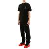 Stussy Kingston Tee Crown Parade Short Sleeve American Vintage T-Shirt Unisex Tops Black 1904440-black