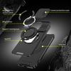Heavy Duty Car Magnetic Metal Ring Bracket Phone Case For VIVO V60 Lite 5G Shockproof Rugged Armor Slide Camera Protective Cover
