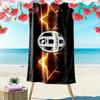 1pc Juventus Football Club Beach Towel, Soft Beach Towel Suitable for Beach Swimming, Outdoor Camping and Traveling