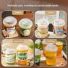 Clear U-shaped Coffee Cups Lidded 10Pcs Disposable for Milk Tea Drinking Pleasure