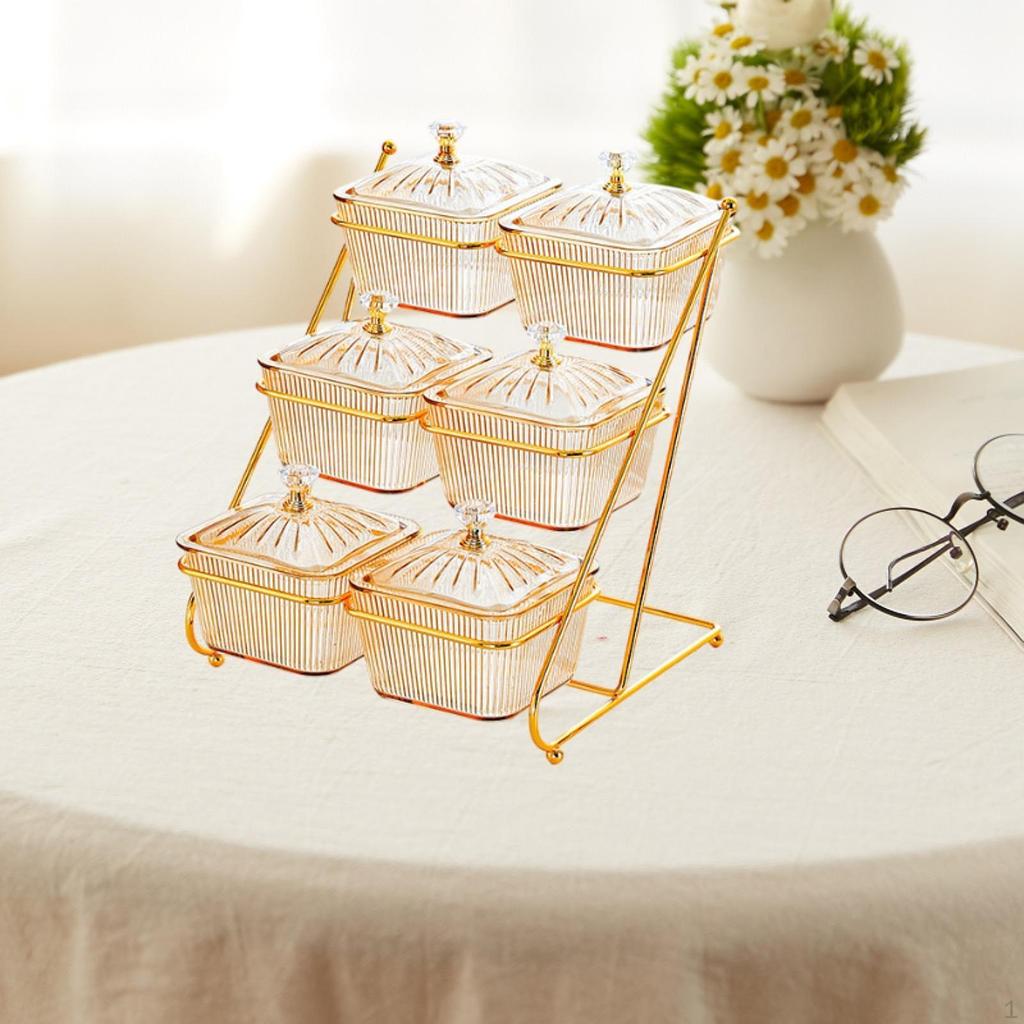 Appetizer Plate for Dried Fruits And Nuts with Shelf