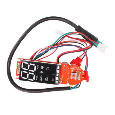 Electric Scooter Dashboard PCB Scooter Replacement Bluetooth Circuit Board with Clear Data Display for Outdoor Riding