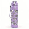 1PC Wolf Pack Silhouette Art 750ml Color Plastic Sports Water Bottle Leakproof Flip Straw Lid Suitable for Sports Office Home Use