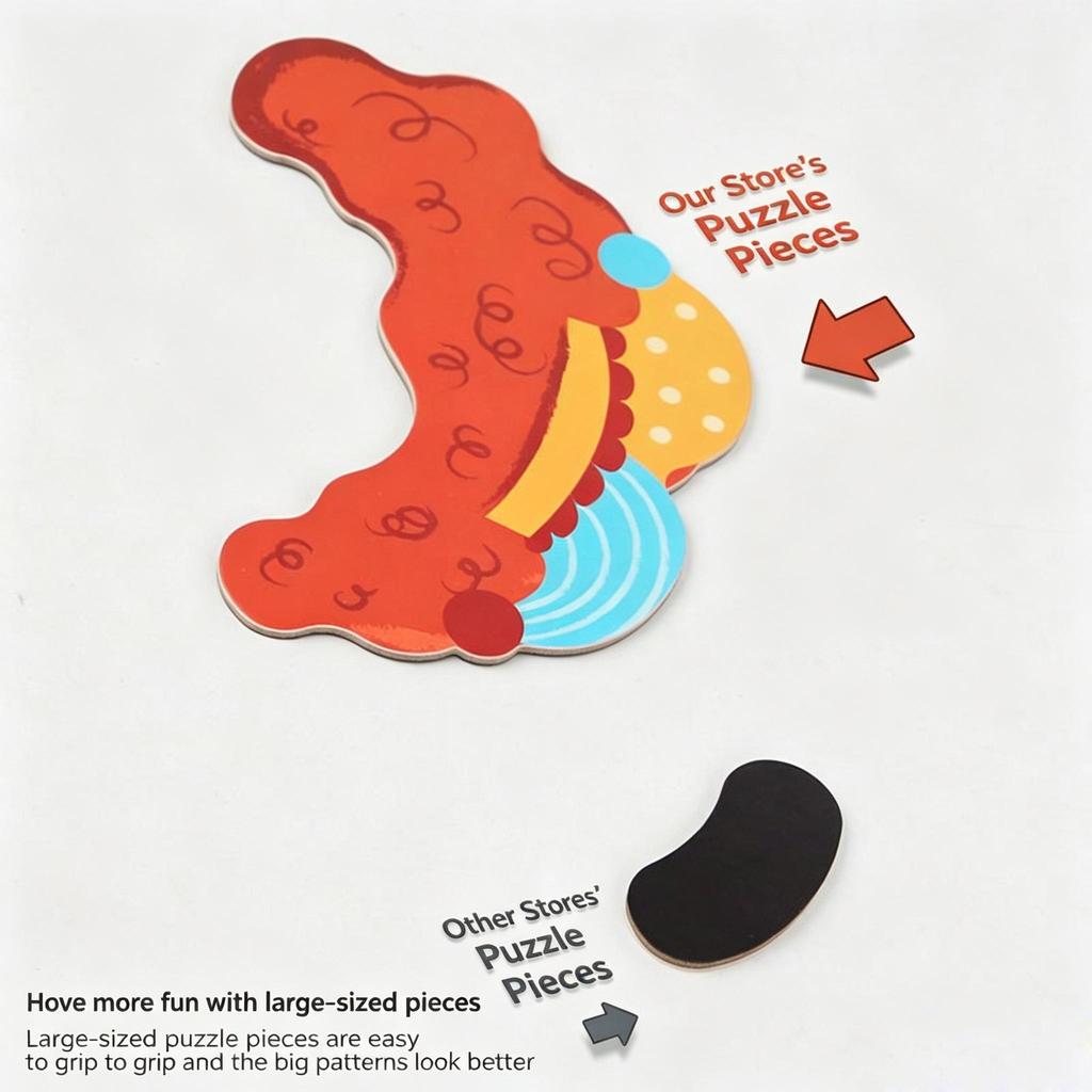 Magnetic Sticker Magnetic Puzzle Magnet Children's Educational Kindergarten Boys And Girls Gift Box Dress Toys