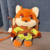 Zootopia Judy Nick Plüschtier Umhängetasche, Abnehmbare Plüschtier Umhängetasche 0165 KTB