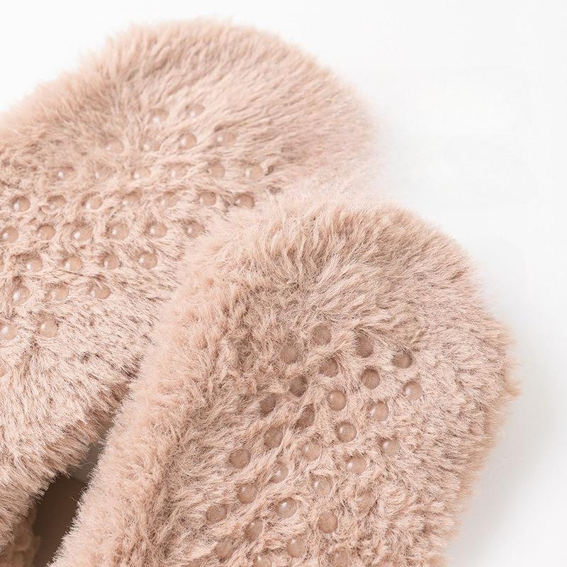 Superwarme Winter Anti-Rutsch Boden Socken Damen Schnee Socken Haus Schlaf Teppich Hausschuhe Socken
