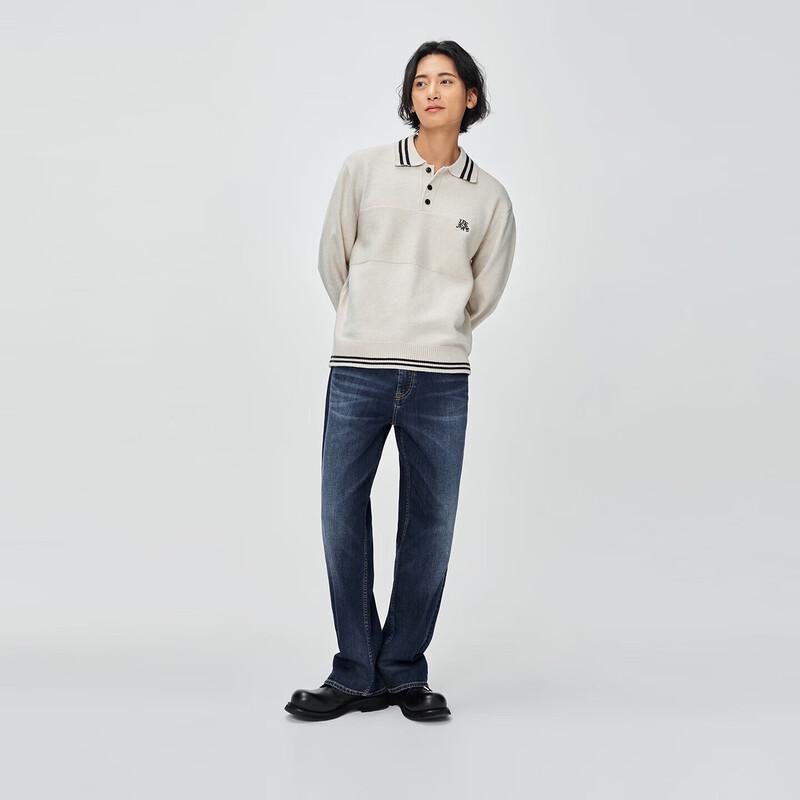 Lee Men's Easy Rider 761 Loose Wide Leg Brushed Jeans