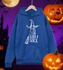 Happy Halloween Broom Hat Printing Men Hoodies All-Match Casual Pullovers Autumn Fleece Hoodie Loose Pocket Male Streetwear