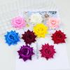 Velvet Horn Rose Artificial Flower - Medium Size for Wedding Decor, Headdress, Hat, and Flower Box Accessories