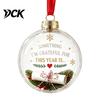 Christmas Ball Decor Clear Acrylic Fillable Ball, DIY Transparent Ornament for Xmas Tree Tree, Hanging Holiday, Wedding, Party, Home Decoration