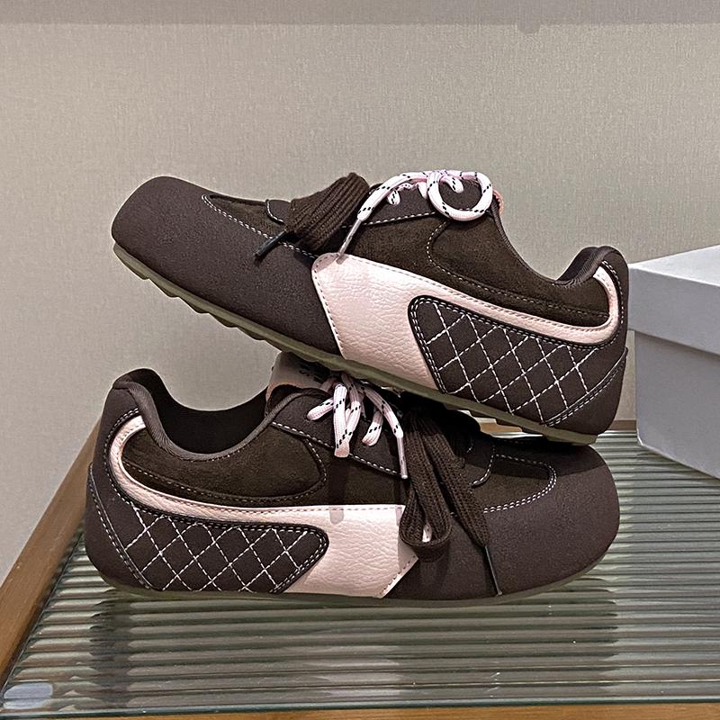 Women's Training Shoes  New Style Casual Shoes Fashionable and Versatile Soft-soled Running Shoes Platform Flats