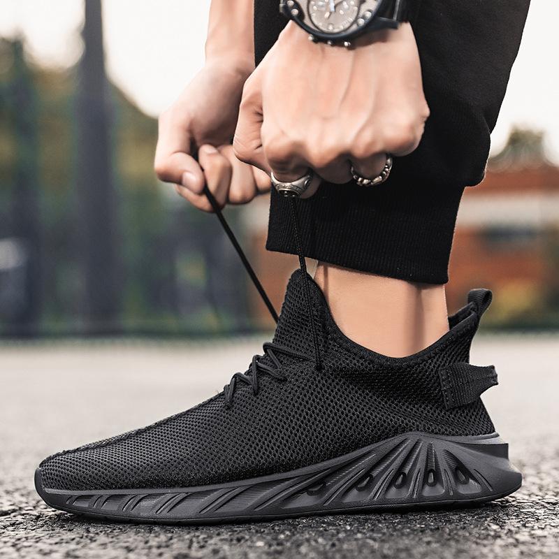 Men's shoes autumn breathable mesh sneakers, fly-woven sneakers men's MEN fashion couple shoes casual shoes