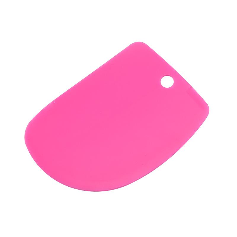 Three-Piece Plastic Cake and Dough Scraper Set