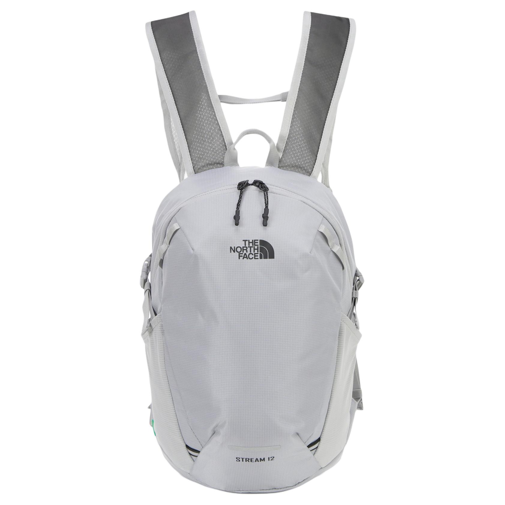 The North Face Stream 12L Breathable Comfortable Outdoor Backpack Unisex Backpack Gray NM2SR11B Gray