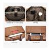 Men's Handbag 100% Genuine Leather Business Briefcase Large Capacity Cowhide Shoulder Crossbody Bag 14 Inch Laptop Bag