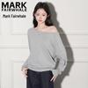 Mark Fairwhale Dame T-shirt med off-shoulder og lange ærmer