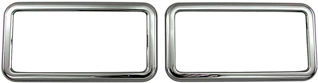 BRIGHTZ Super Mirror Finish Stainless Steel Plated Tail Light Rings for Super Carry DA16T Compatible with DA and 16 Carry Trucks (2-Piece Set)