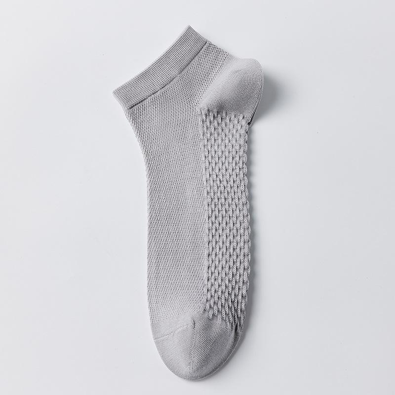 Men's Cotton Socks, Pure Cotton Men's Cotton Socks, Short Socks, Summer Short-tube Men's Socks, Antibacterial and Deodorizing, Mesh Sweat-absorbing