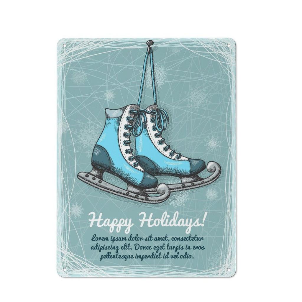 1 Pack Rusty Vintage Tin Sign with Distressed Texture for Unique Wall Art Setup, Choose Your Preferred 20x30cm or 30x40cm