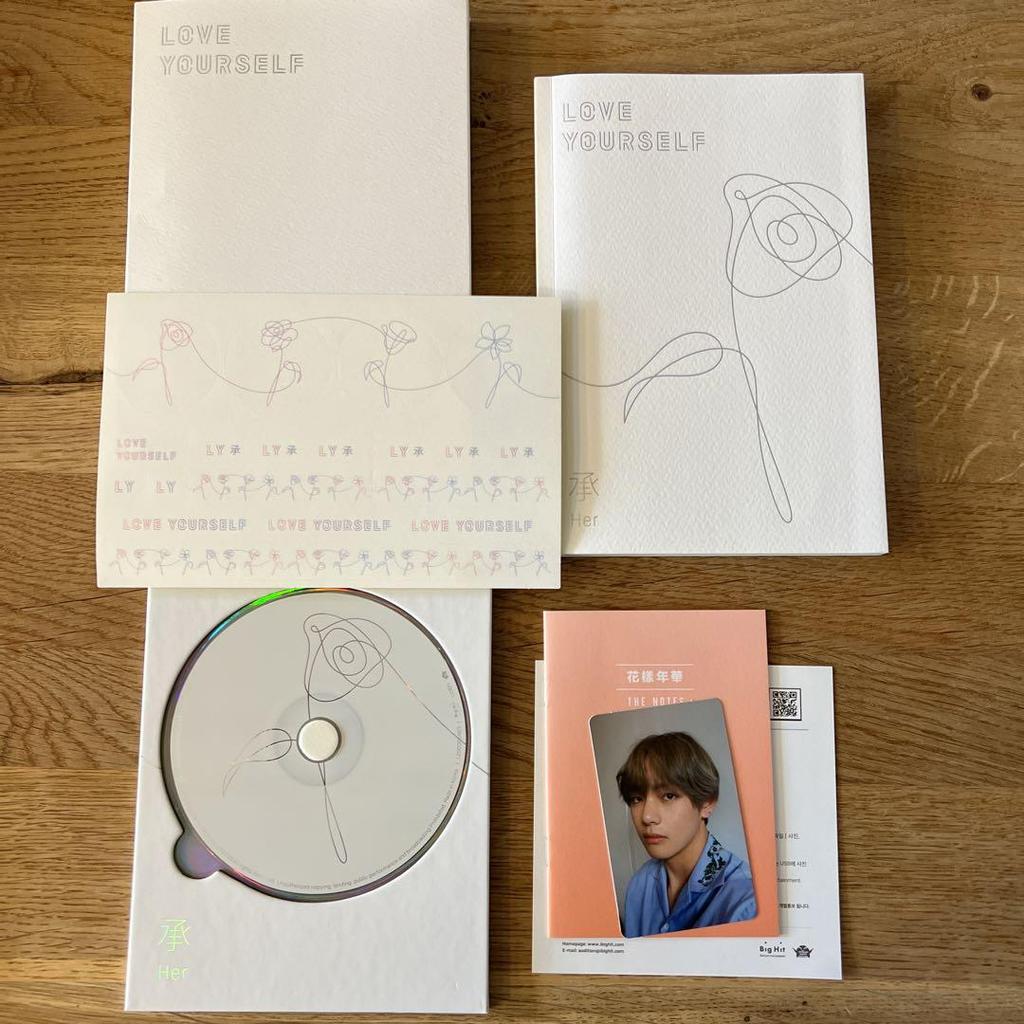 [USED] BTS Album 2 types Unplayed Trading Card V