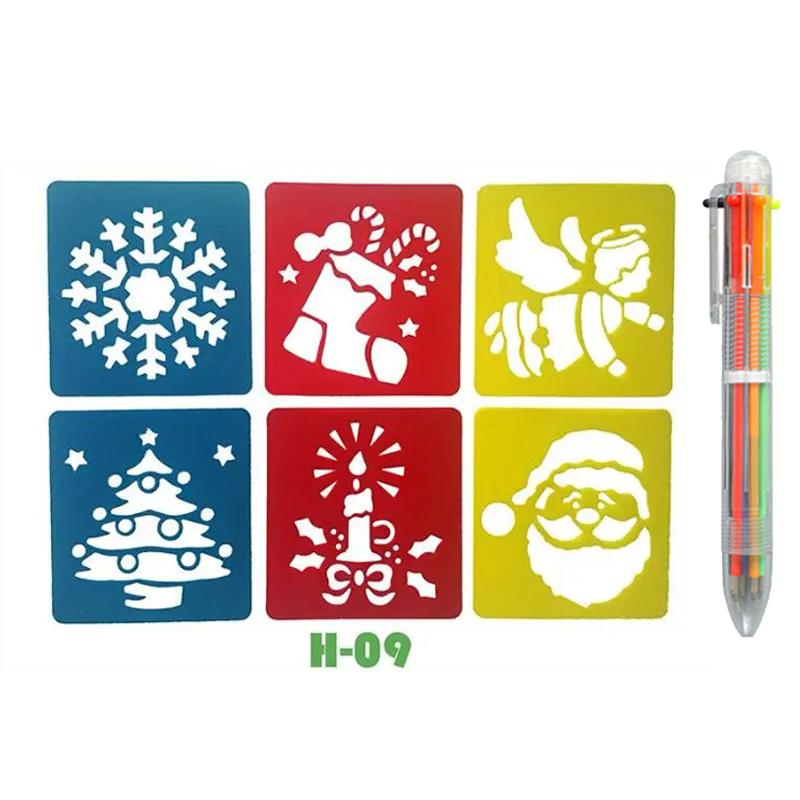 Kids Drawing Stencils Washable Reusable for Cartoon Themed Shape Template For Kid Toddlers Preschool Template Painting TMZ