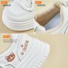 2026 Spring New Style Korean INS Women's Student Thick Bottomed Casual Street Shoes Nylon Upper Rubber Sole Adult Size-3cm