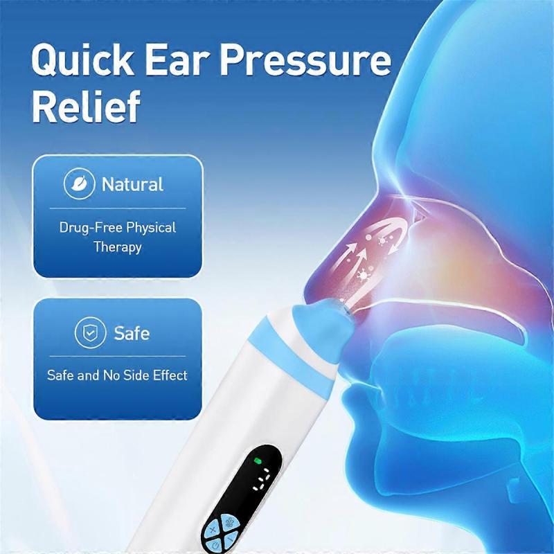 Eustachian Tube Unclogger Ear Pressure Relief Device Unblock Eustachian Tube Balancing Ear Pressure Portable Ear Pressure Regulator