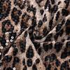European & American Leopard Print Sexy Slim-Fit Deep V Backless Dress for Women
