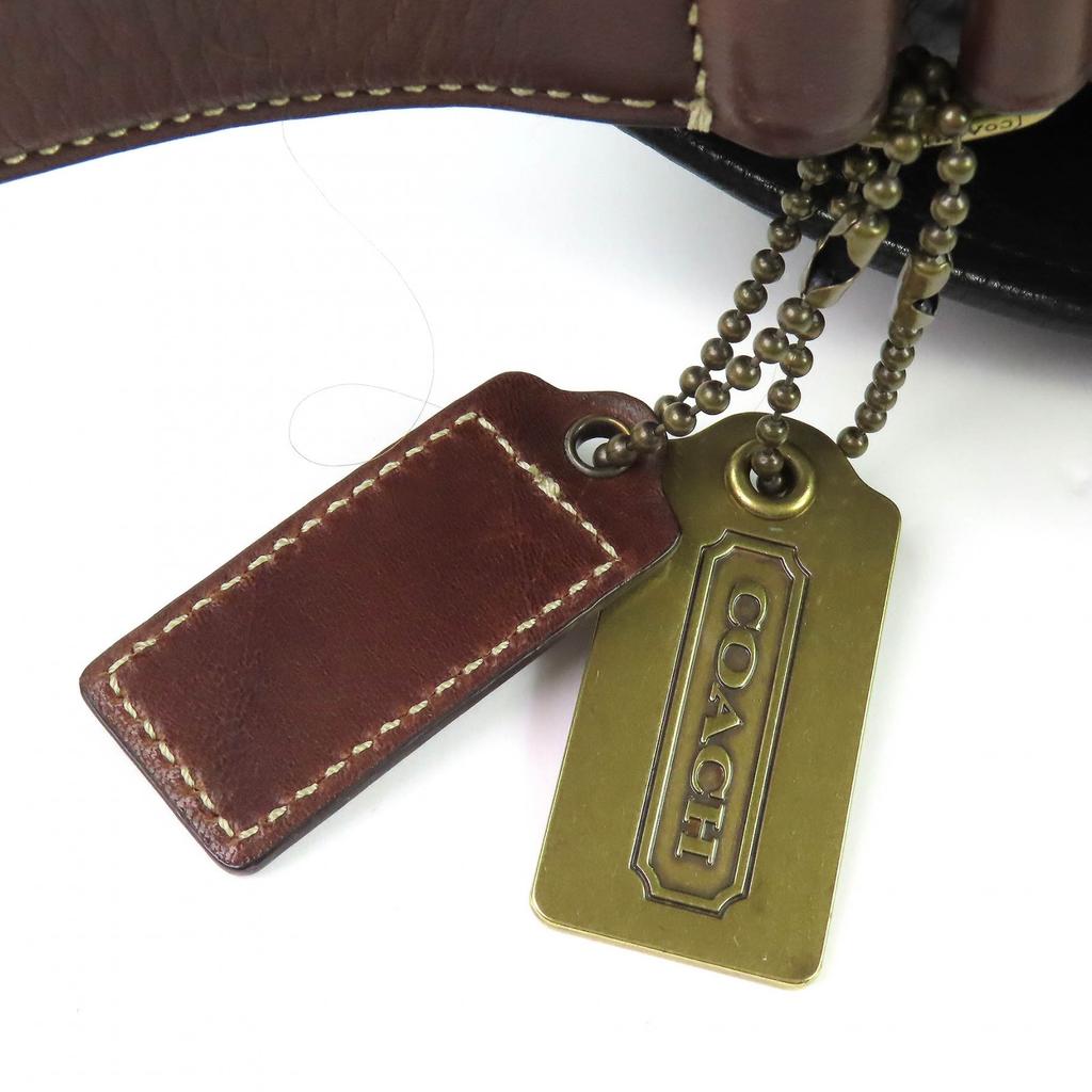 Tolle COACH Schultertasche HARRISON LEATHER MEDIUM MESSENGER schwarz 70386 Gebraucht