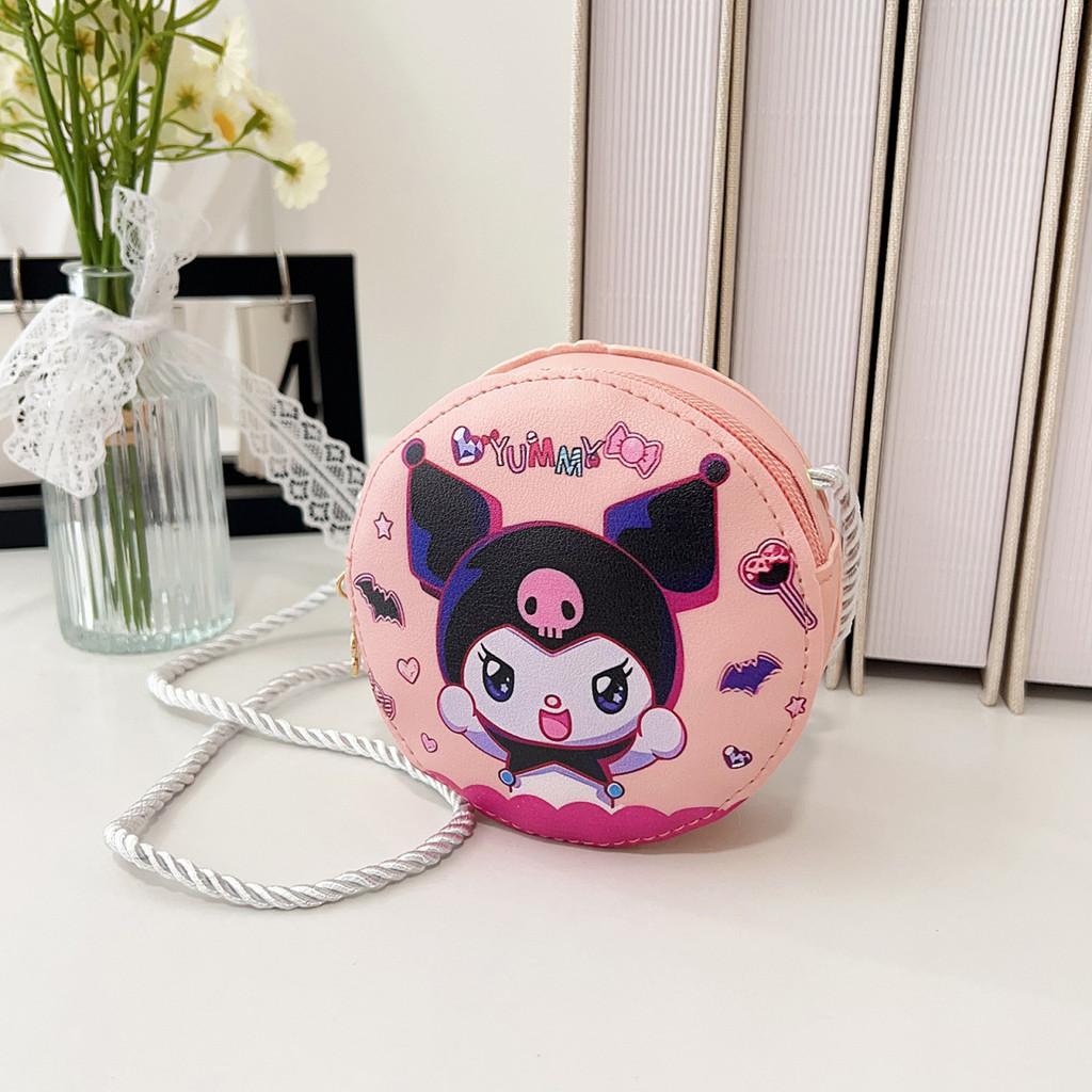 Kuromi Cute Childrens Cartoon Backpack With Durable Pu Material For Daily Use Style 1