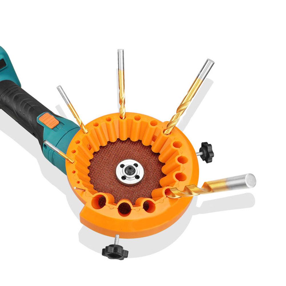 118 Degree Angle Grinder Drill Bit Sharpener Power Drill Bit Grinding Tool for 2 to 13mm Drill Bits