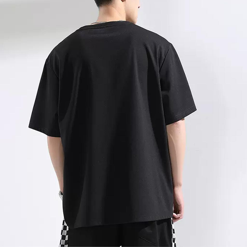 Li-Ning Talk With The Ball Graphic Casual T-Shirt Unisex Tops Black AHSS965-1