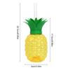 8Pcs Plastic Pineapple Cups with Straw Strawberry Drinking Cup Hawaiian Luau Party Decor Tropical Summer Beach Birthday Supplies