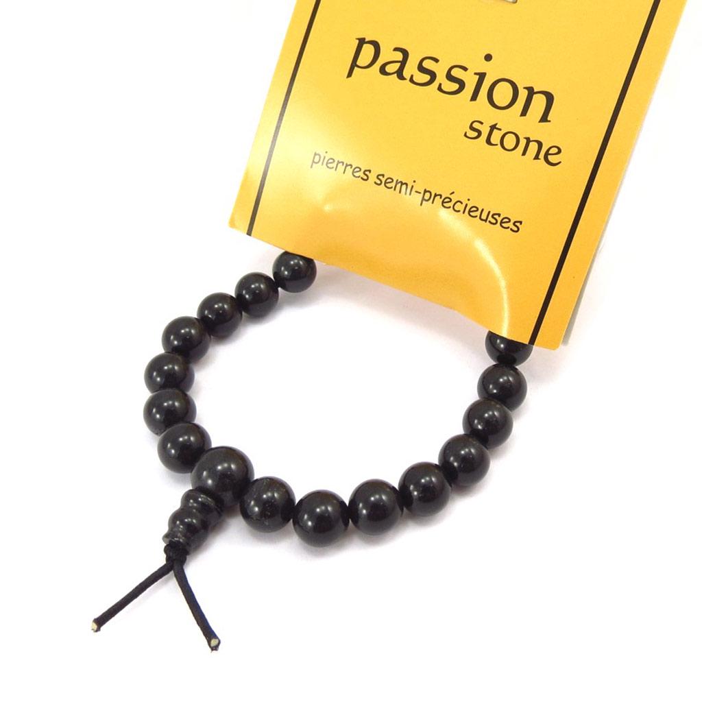 Les Trésors De Lily [K3061] - Black 'Minéralia' Designer Bracelet