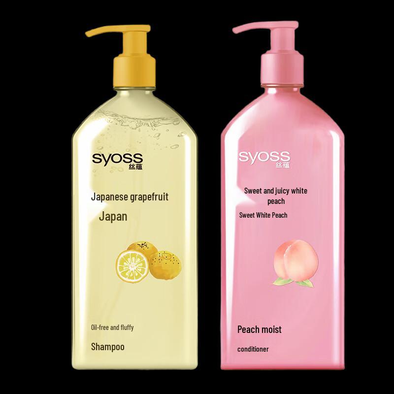 Syoss Oil Control Volumizing Shampoo & Peach Blossom Conditioner Set