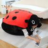 Plush Pillow Giant Ladybug Shape Pillow Soft Oversized Stuffed Decorative Pillow for Bedroom Living Room