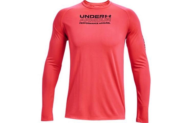 Under Armour Straight Fit Long Sleeved T Shirt Men s Red 1361705-628 XL