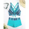 2026 High Waist Bikinis Women Sports Swimwear Print Bathing Suit Female Padded Beach Wear Bathers Swimming Swimsuit Summer