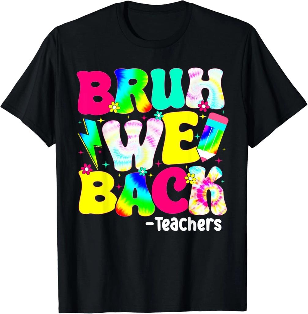 Bruh We Back Teachers First Day Back to School Gift Unisex T-Shirt