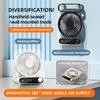 High Speed Mini Cooling Fan Portable Desk Fan Multi-Function Handheld/Desktop/Wall-Mounted for Kitchen Office Bedroom