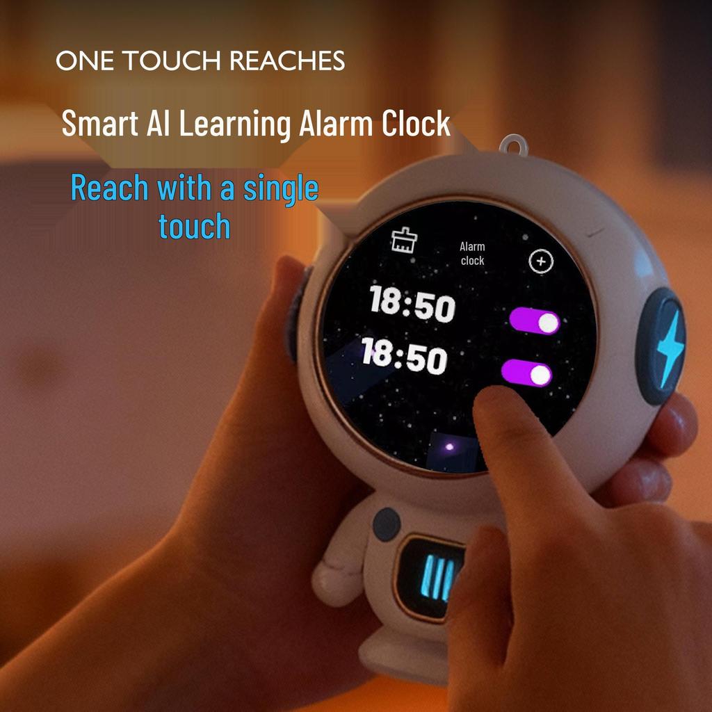 M2 Astronaut AI Voice-Interactive Student Alarm Clock & Learning Robot