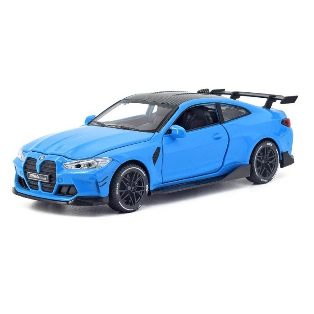 

Масштаб 1/32 гоночний автомобіль BMW M4 IM Coupe, модель зі сплаву з литтям під тиском, інерційна, дитяча іграшка, подарунок на день народження для хлопчиків, для демонстрації синій