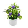 Plastics Artificial Flowers Pot Decoration Weddings With Pot Floral Garden Office Outdoor Parties Plant Restaurants